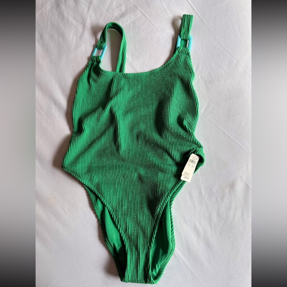 Aerie Green Ribbed Swimsuit-XL